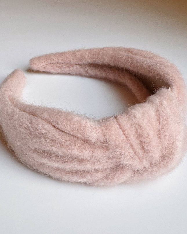 Cozy Fuzzy Cloud Knotted Headband