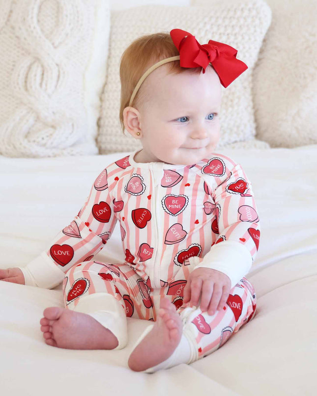Pink Sweet Like Candy Convertible Zip Romper
