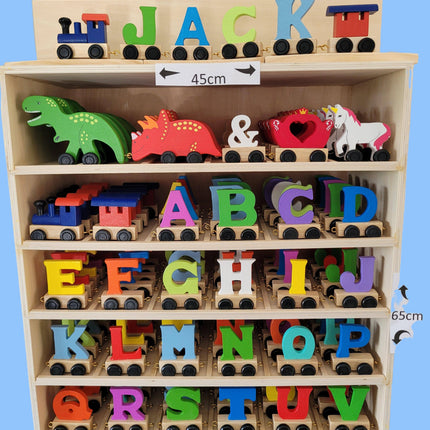 Wooden Name Train Piece – Choose Your Style