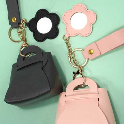 TRENDING VEGAN LEATHER PURSE BAG CHARM KEYCHAIN | 40KC124