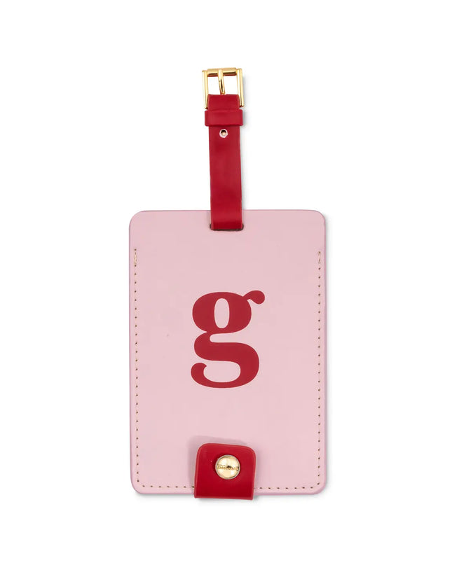 Just Mine Initial Luggage Tag by Kate Spade