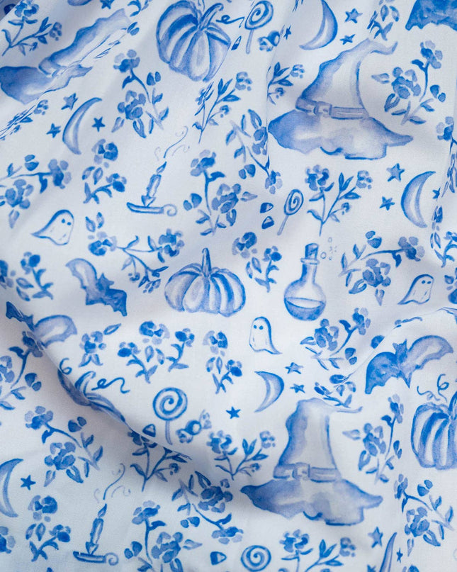Halloween Toile Smocked Dress