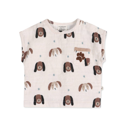 Doggies Baby Top + Shorts Set