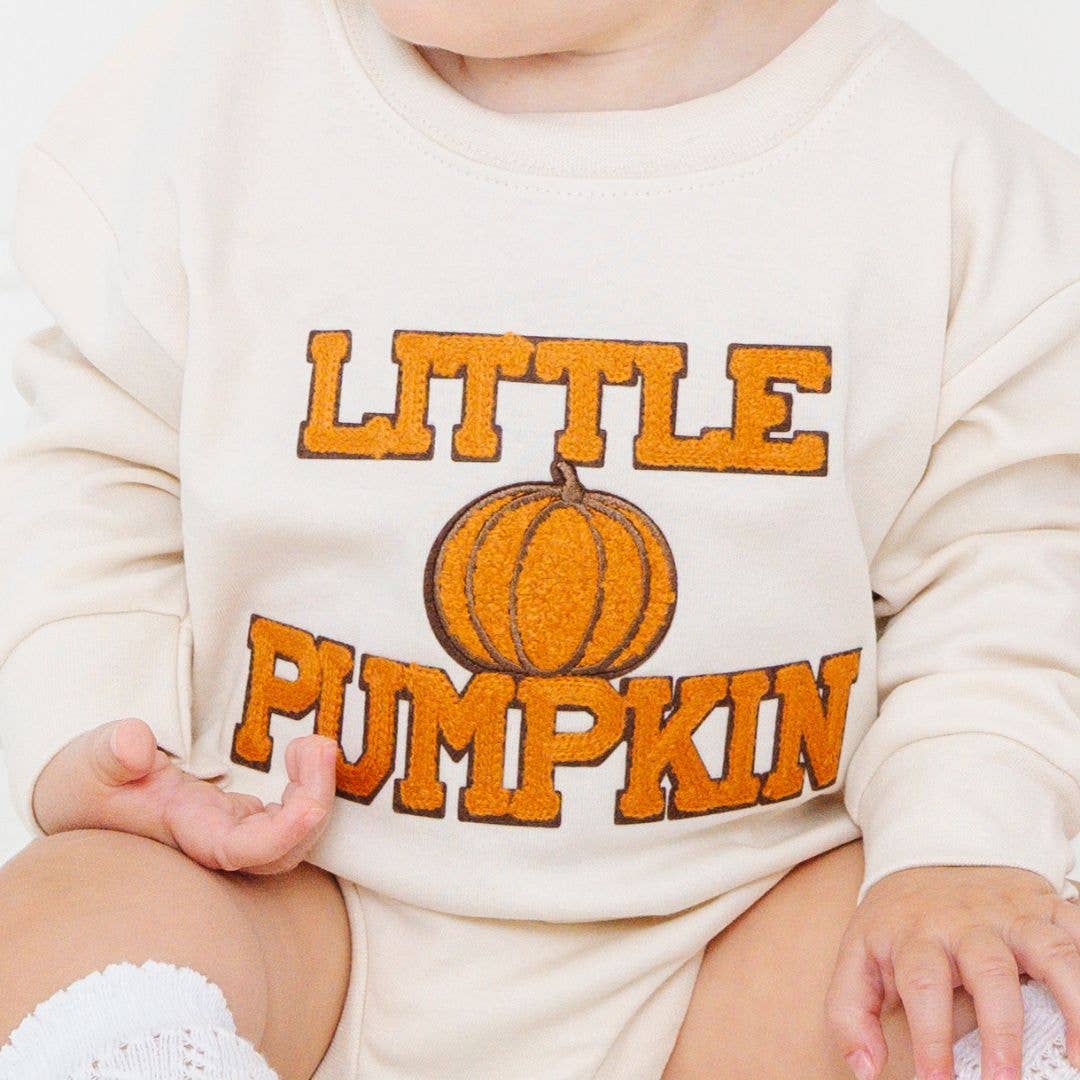 Little Pumpkin Patch Long Sleeve Romper