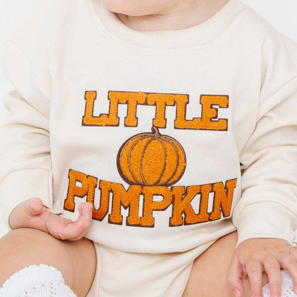 Little Pumpkin Patch Long Sleeve Romper