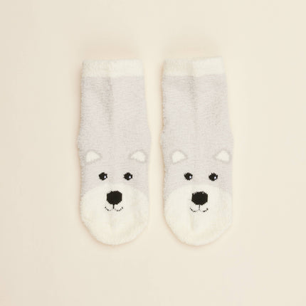 Marshmallow Bear Crew Socks