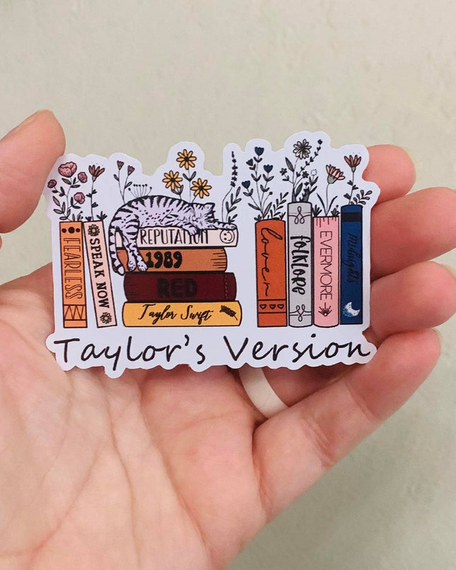Taylor Swift Book 5 Sticker/Magnet: Glossy Vinyl
