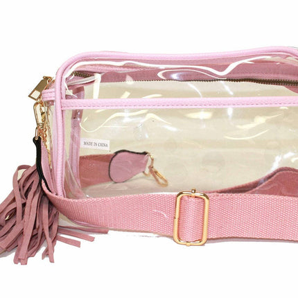 Personalized Game Day Clear Crossbody Bag