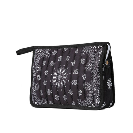 Bandana Print Pouch -Beau Black
