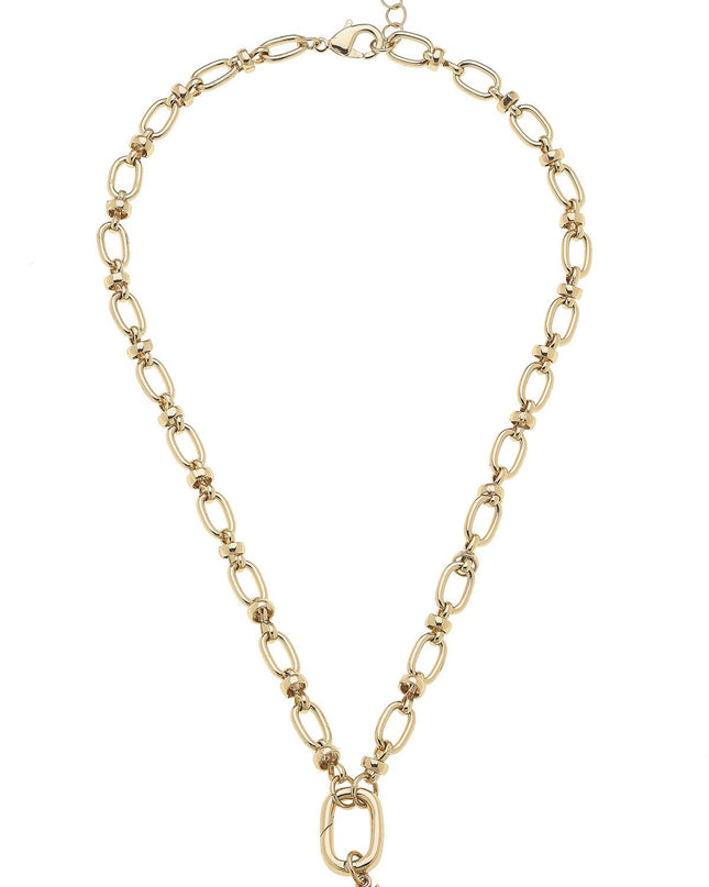 Lilah Cable Link Charm Necklace Base