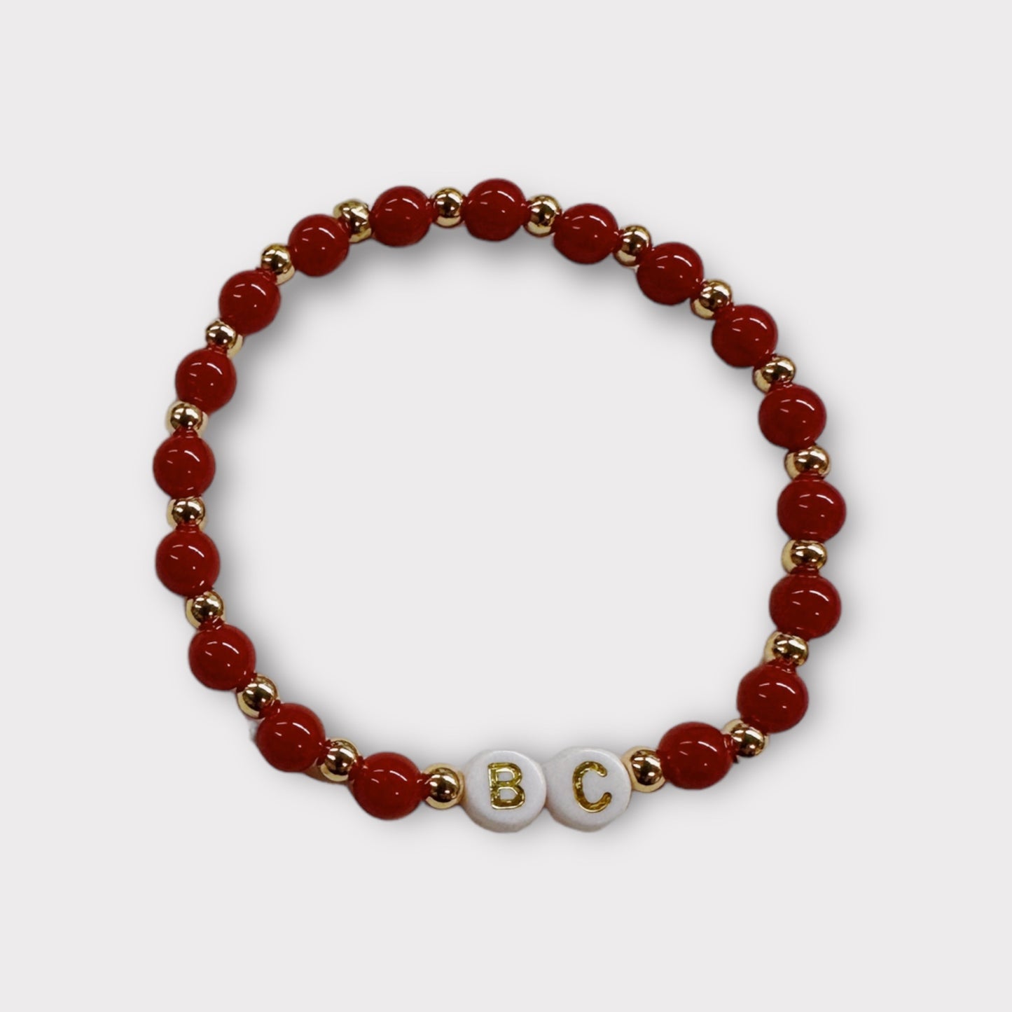 Personalized College Beaded Bracelets