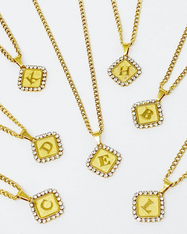 Aztec Delight Initial Necklace