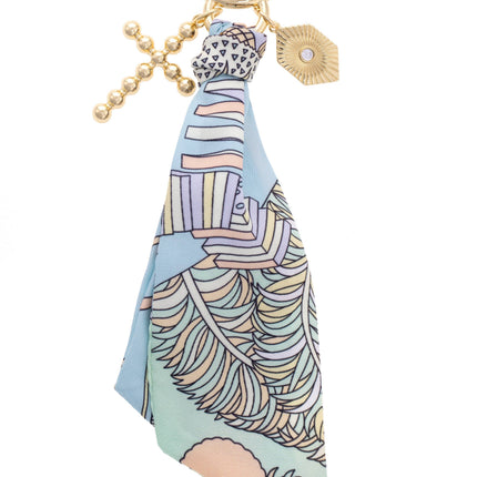 Louisa Beaded Cross Twillie Bag Charm