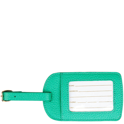 "Amelia" Leather Luggage Tag (Personalizable)