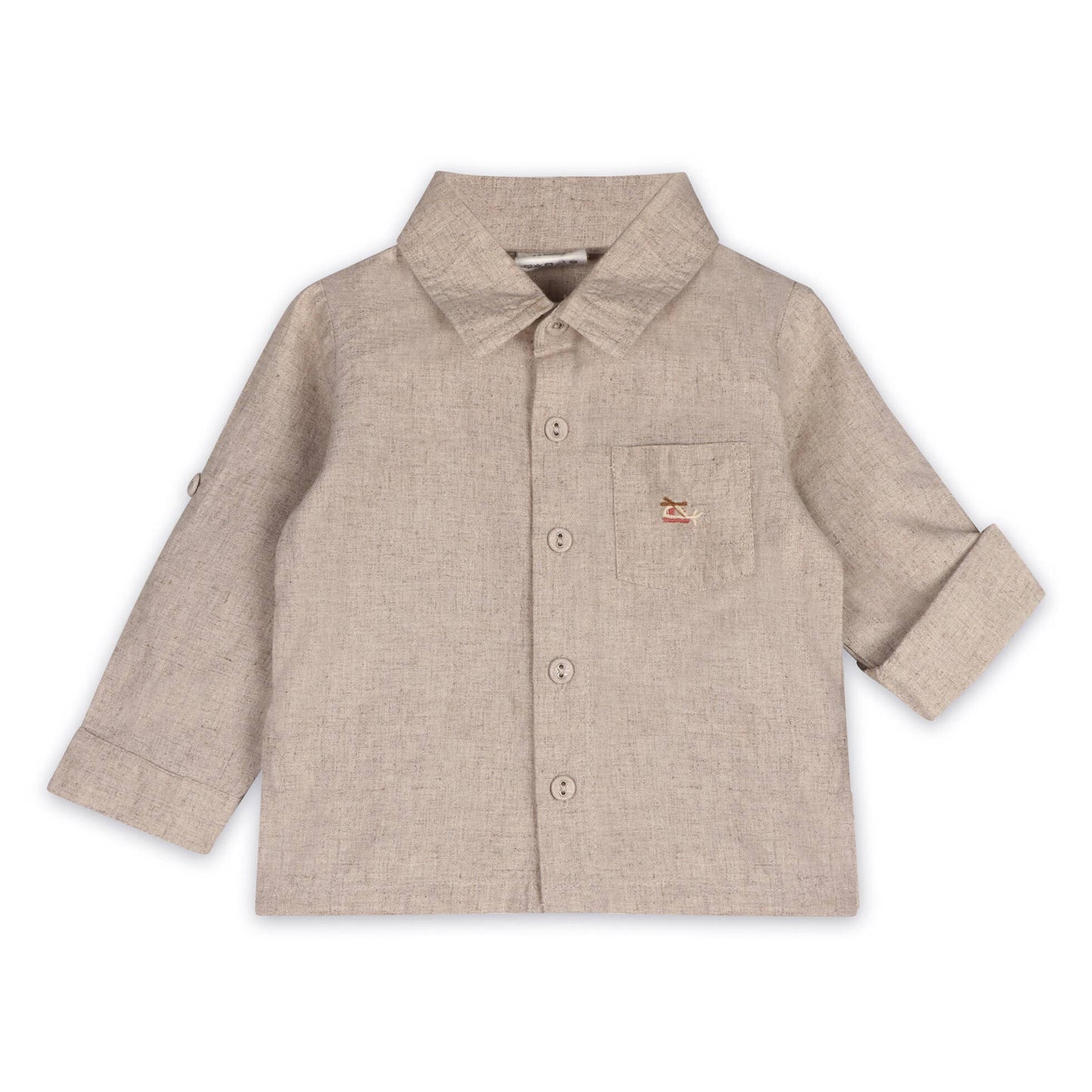 Positano Linen Baby Shirt & Corduroy Pants