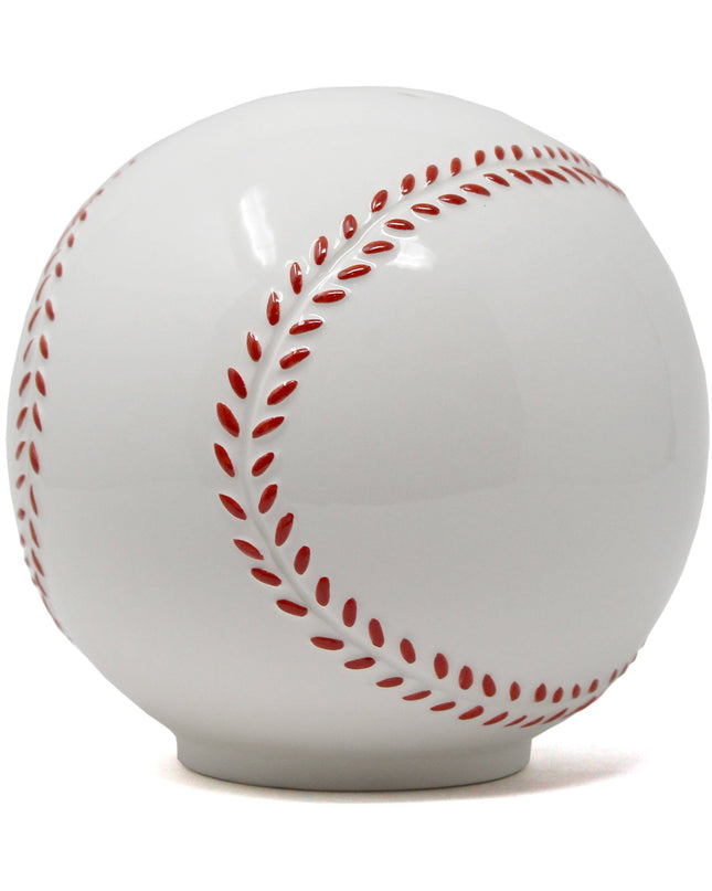 Ceramic Baseball Piggy Bank