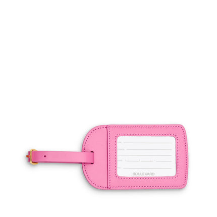 "Amelia" Leather Luggage Tag (Personalizable)