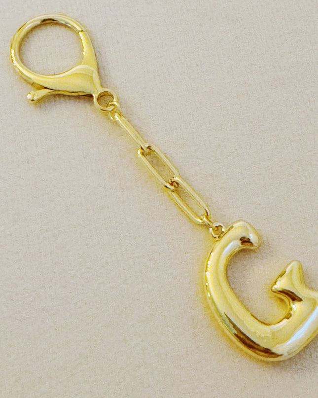Whimsy Balloon Letter Initial Bag Charm