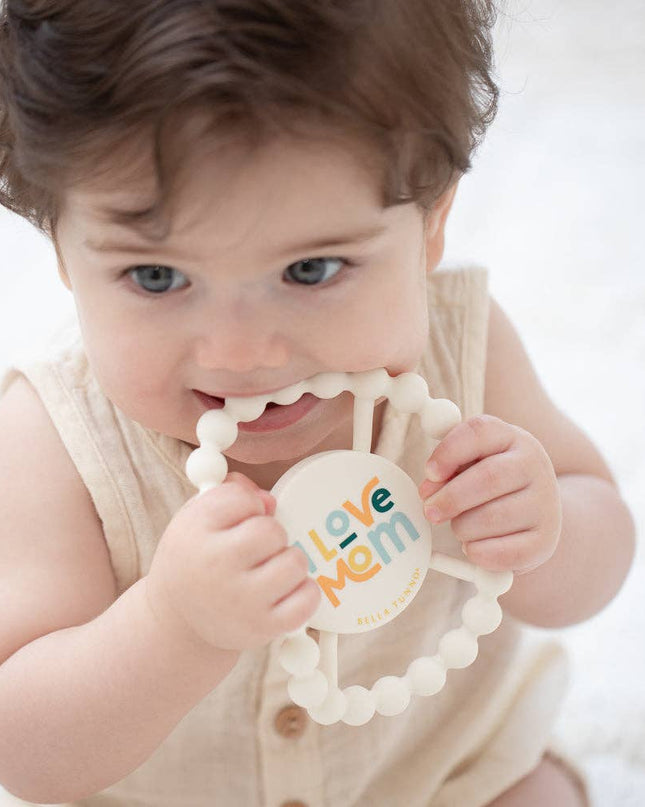 I Love Mom Happy Teether