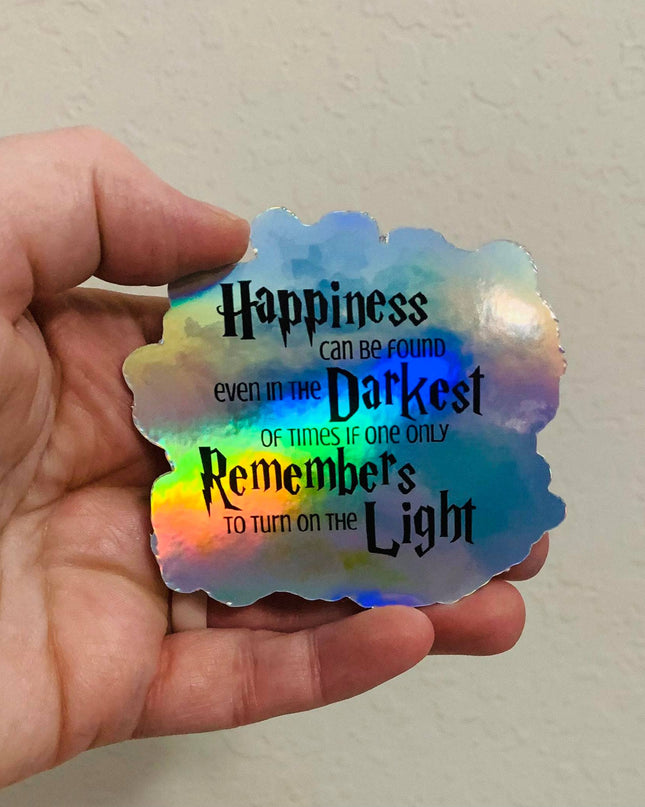 Happiness- Harry Potter Sticker and Magnet: Glossy vinyl