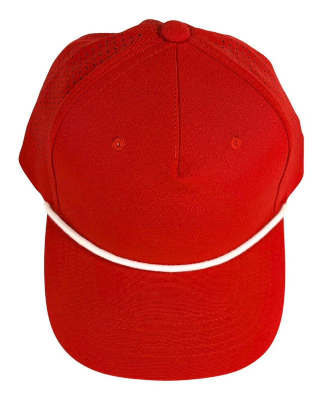 Performance 5 Panel Rope Baseball Cap Air Flow Men Women