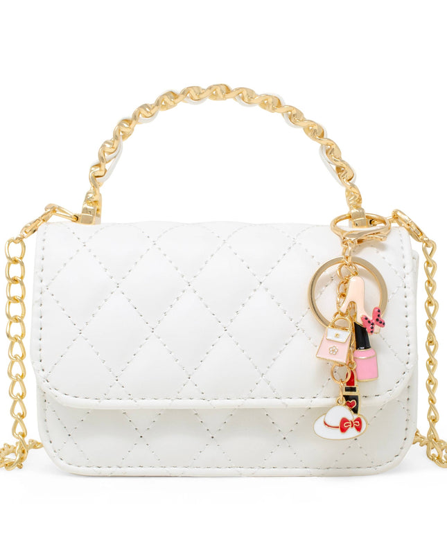 Girl's Classic Link Chain Top Handle Handbag