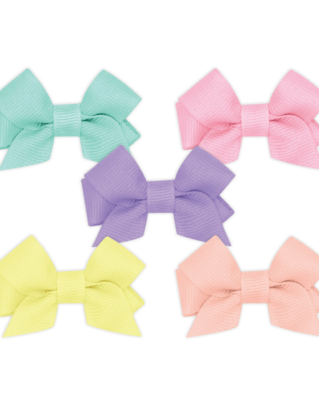 Baby Grosgrain Hair Bows - Pack of 5