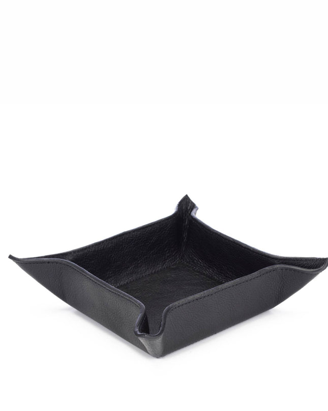 "Perry" Leather Valet Tray (Personalizable)