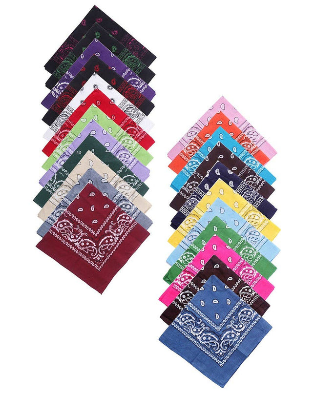 Cotton Paisley Bandanas