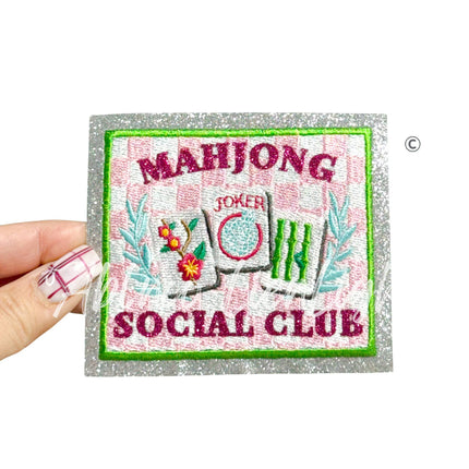 Mahjong Social Club Embroidery Patch
