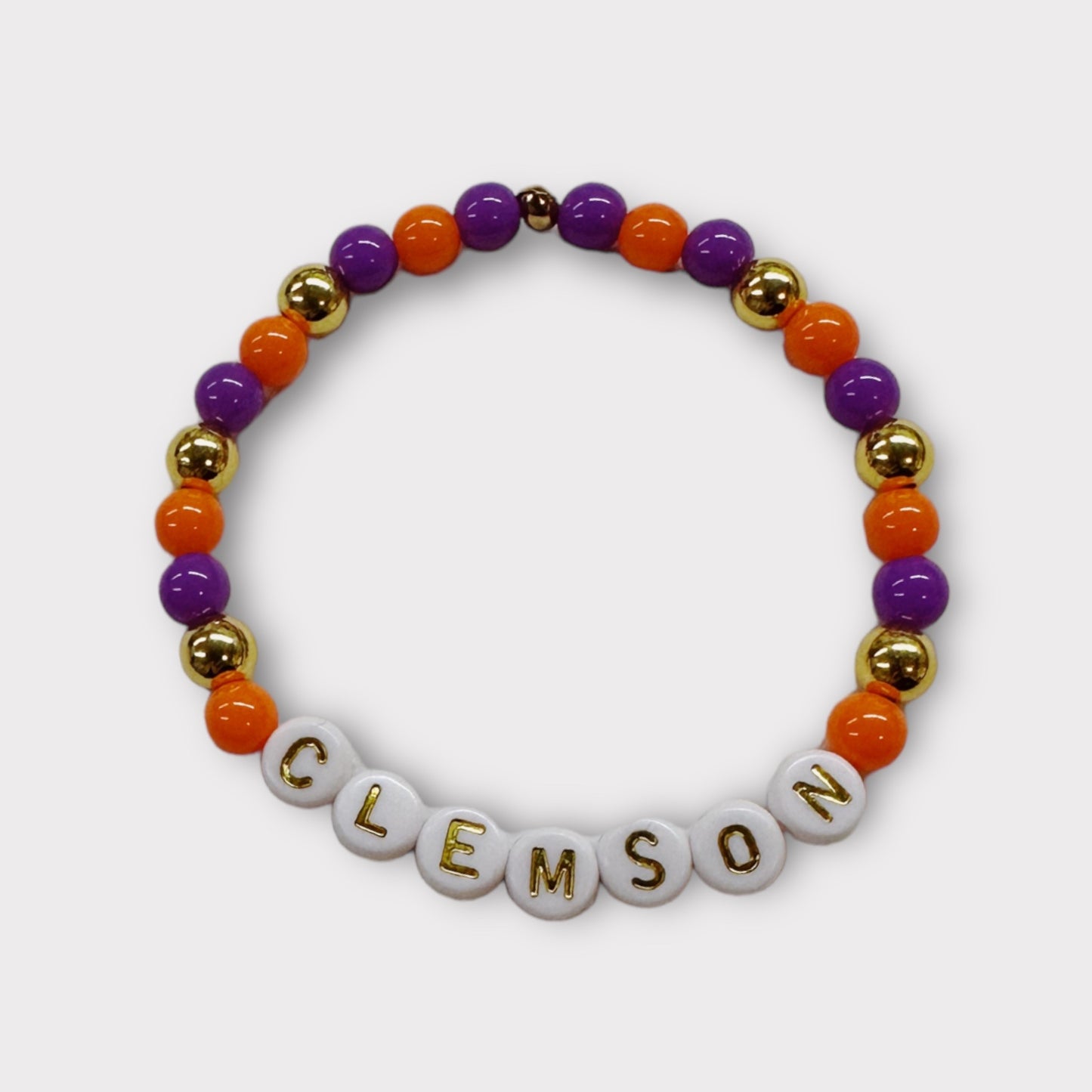 Personalized College Beaded Bracelets