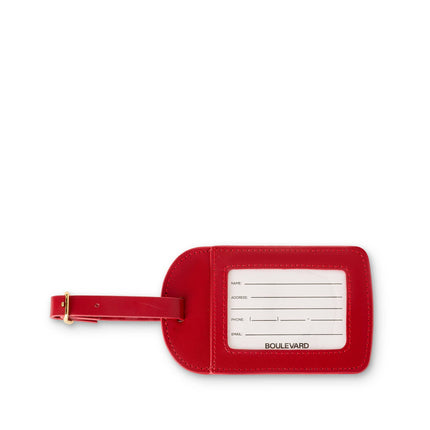 "Amelia" Leather Luggage Tag (Personalizable)