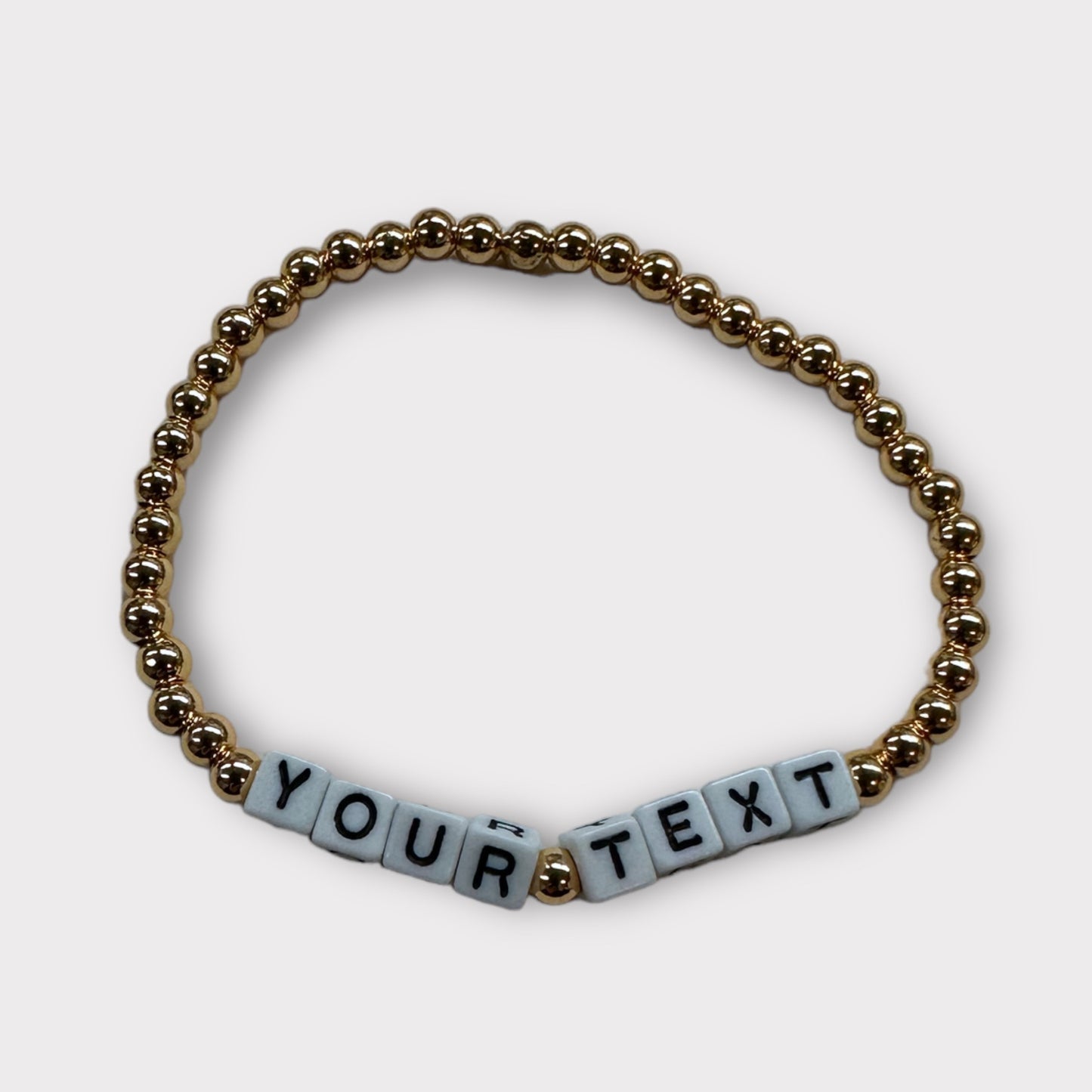 Personalized College Beaded Bracelets