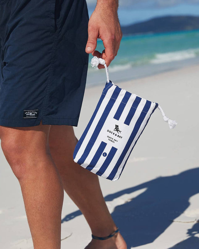 Dock & Bay Quick Dry Towels - Cabana - Whitsunday Blue