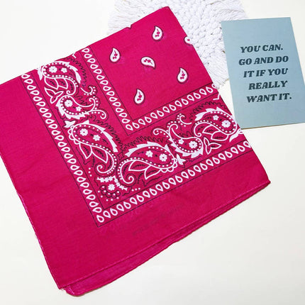 Cotton Paisley Bandanas