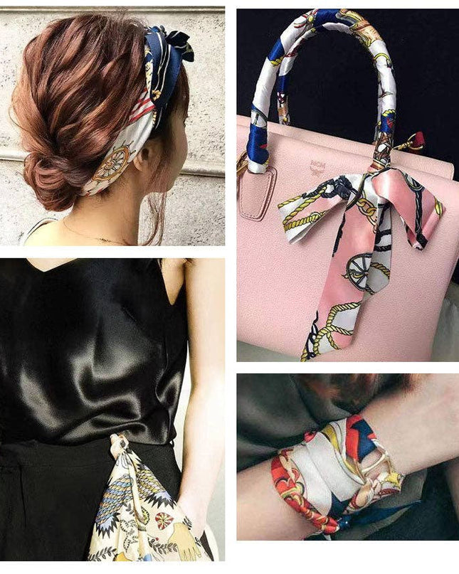 Narrow Silk Scarf