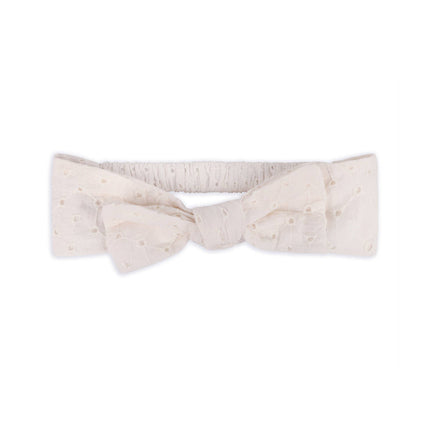 Astrid Schiffli Baby Jumpsuit & Headband Set