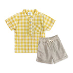 3-6M / Yellow Gingham