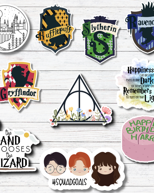 Happiness- Harry Potter Sticker and Magnet: Glossy vinyl