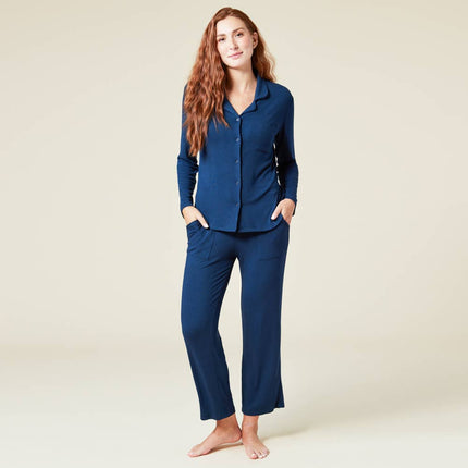 Sleep Soft Slim Notch Collar PJ Set for Women