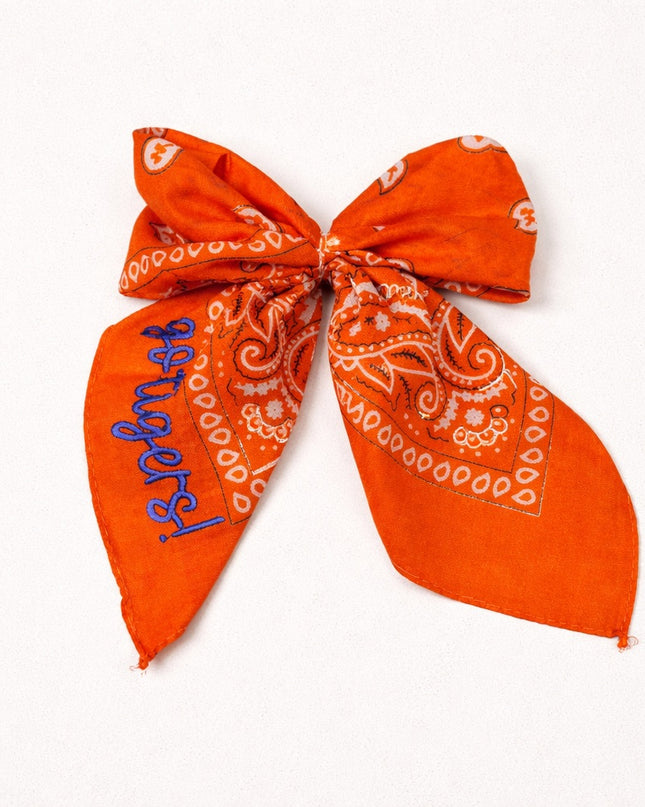 Game Day Pony Tail Bow