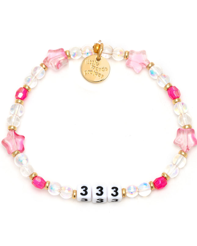 Little Words Project Stretch Bracelet -  Angel Numbers-333