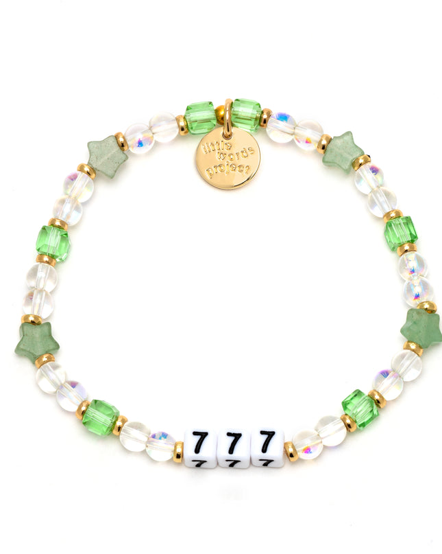 Little Words Project Stretch Bracelet -  Angel Numbers-777