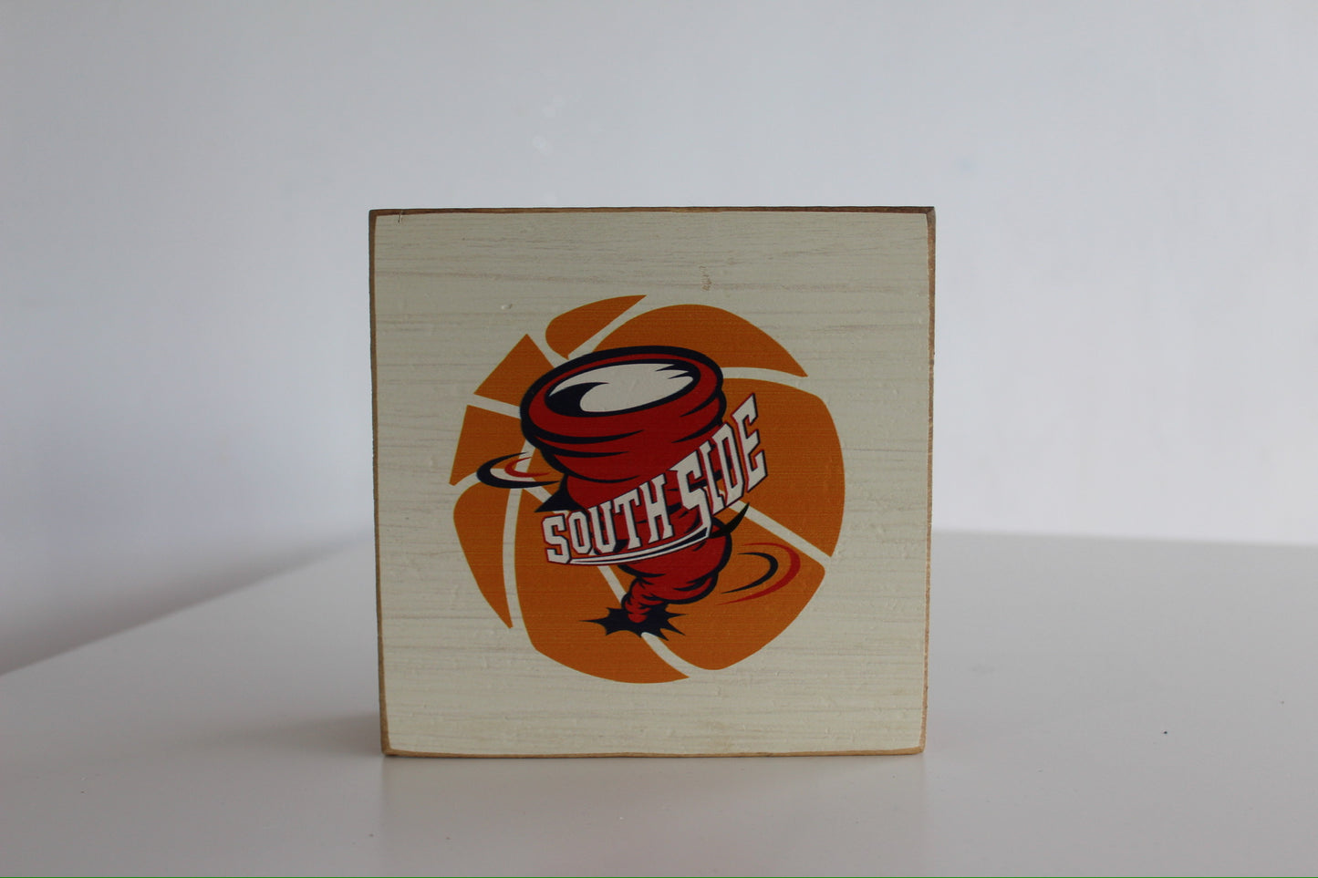 Southside Cyclones Decorative Wooden Square Block