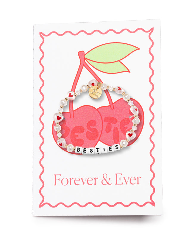 Little Word Project Stretch Bracelet Card - Besties