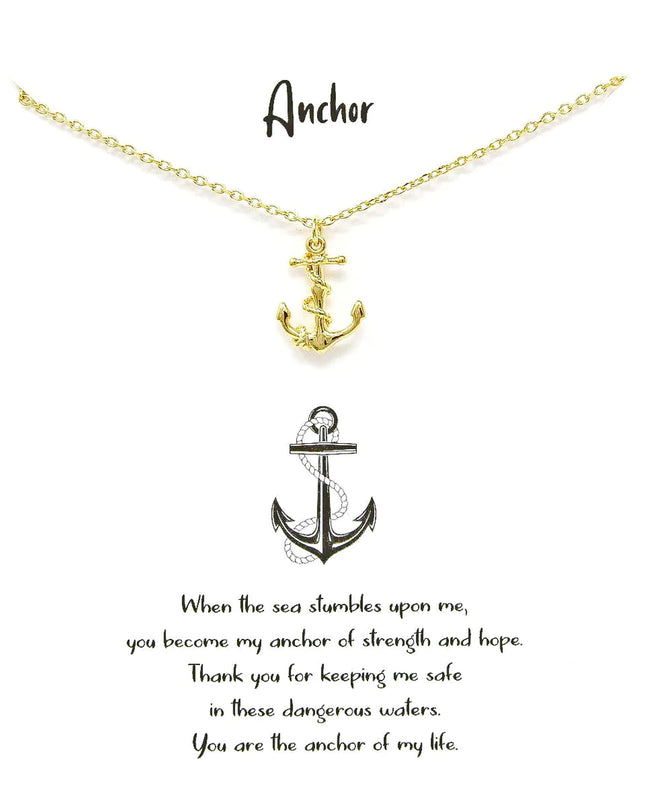 Anchor Pendant- Tell Your Story