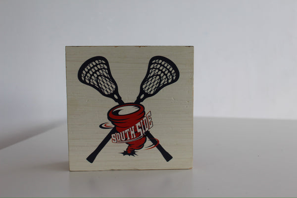 Southside Cyclones Decorative Wooden Square Block