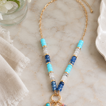 Coastal Charm Beaded Necklace