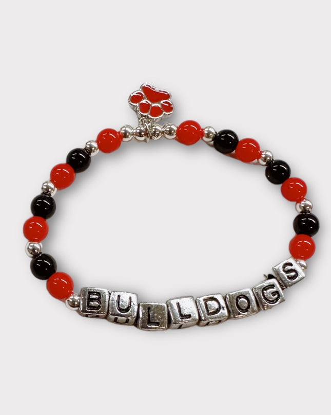 Personalized College Beaded Bracelets