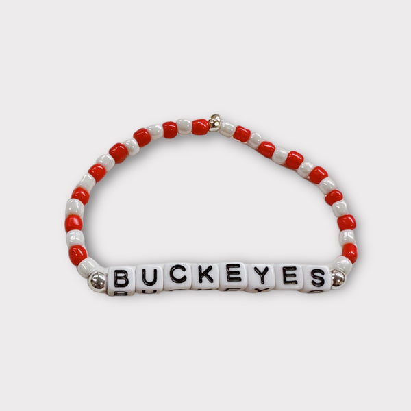 Personalized College Beaded Bracelets